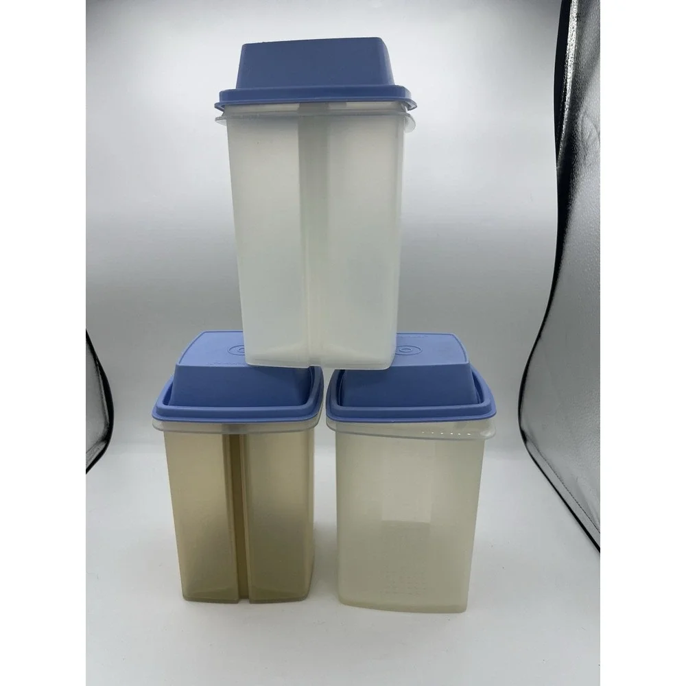 Vintage Tupperware Pickle/Olive Keeper #1560-2  3 Piece Set